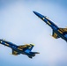 Navy Blue Angels fly over Sound of Speed