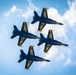 Navy Blue Angels fly over Sound of Speed