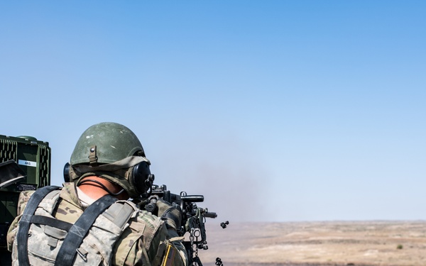 1-82nd Cavalry Squadron conducts live-fire training with Strykers