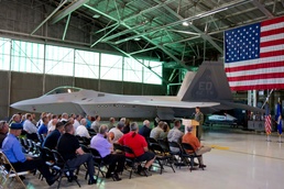 Oldest flying F-22 Raptor takes to sky again