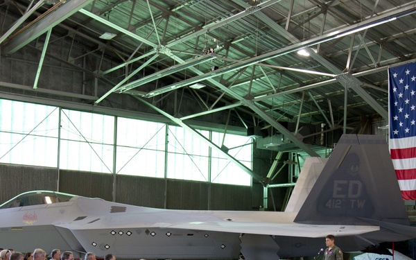 Oldest flying F-22 Raptor takes to sky again