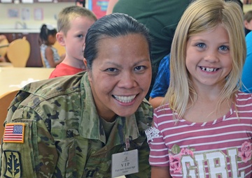 WACH nutrition care division getting out and active with Fort Irwin youth