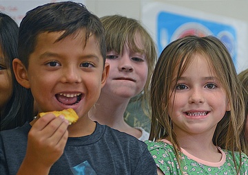 WACH nutrition care division getting out and active with Fort Irwin youth