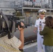 USS Scout executive officer speaks during interview