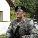 Airmen conduct military working dog training