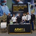 Army healthcare recruiters and physicians