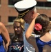 USS Wisconsin (BB-64) hosts a promotion ceremony