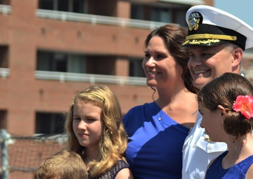 USS Wisconsin (BB-64) and Naval Museum host a promotion ceremony for DCMA-Hampton