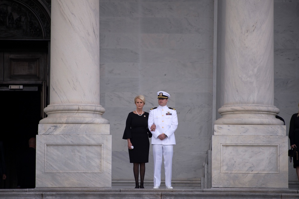 United States Air Force Honor Guard Participates in Funeral for Senator John McCain