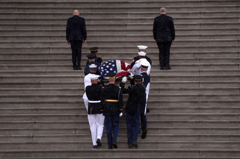 United States Air Force Honor Guard Participates in Funeral for Senator John McCain