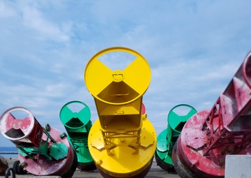 Coast Guard Cutter Henry Blake buoys