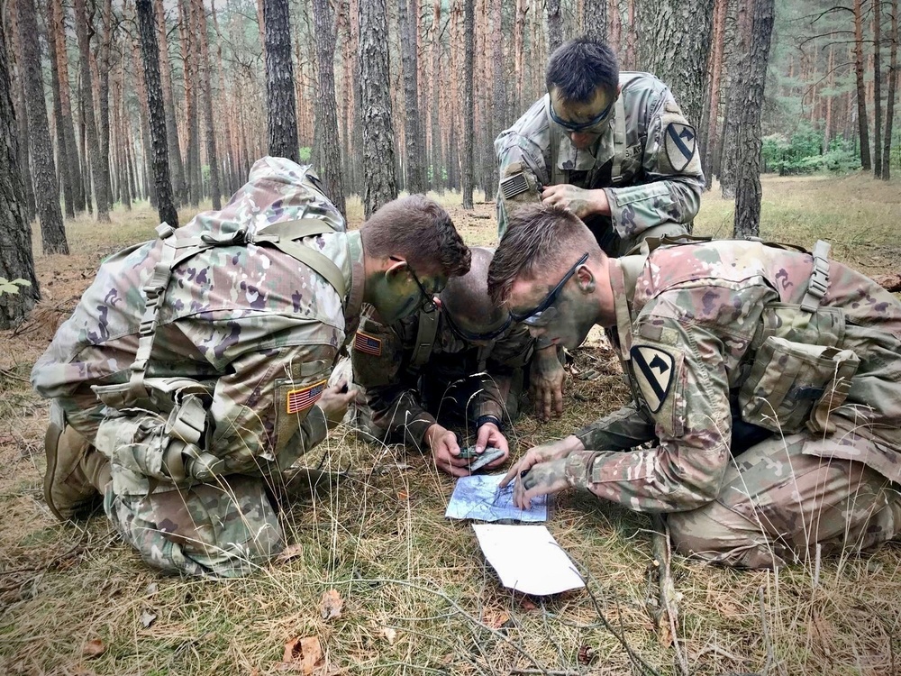 91st Brigade Engineer Battalion Soldiers Practice Their Land Navigation Skills