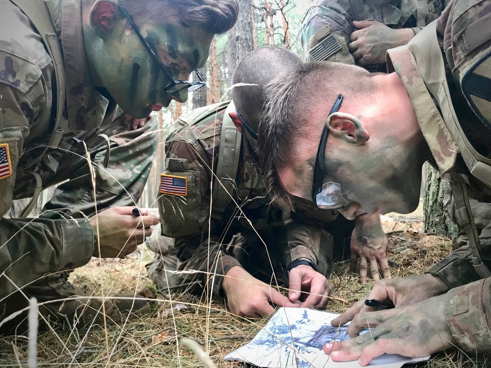 91st Brigade Engineer Battalion Soldiers Practice Their Land Navigation Skills