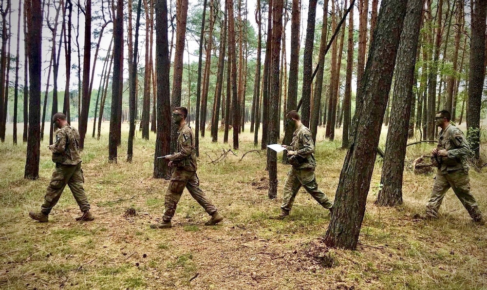 91st Brigade Engineer Battalion Soldiers Practice Their Land Navigation Skills