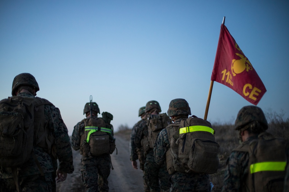 11th Marine Expeditionary Unit Six Mile Conditioning Hike