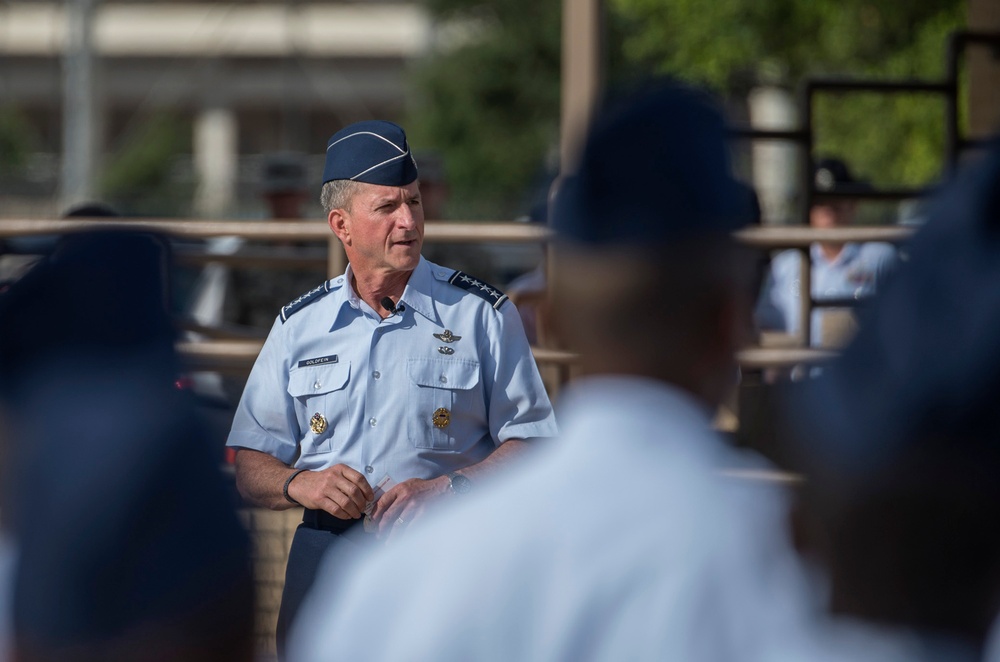 CSAF, CMSAF welcome next generation of Airmen