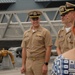 Naval Museum hosts a promotion cermeony aboard the USS Wisconsin (BB-64)