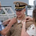 Naval Museum hosts a promotion ceremony aboard the USS Wisconsin (BB-64)