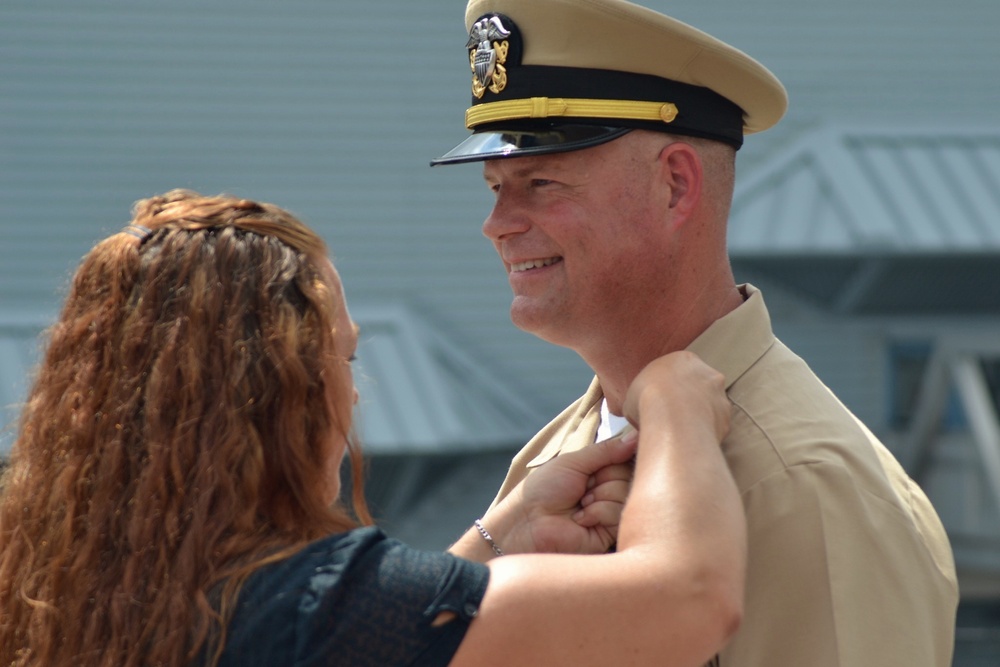 Naval Museum hosts a promotion ceremony for Naval Network Warfare Command