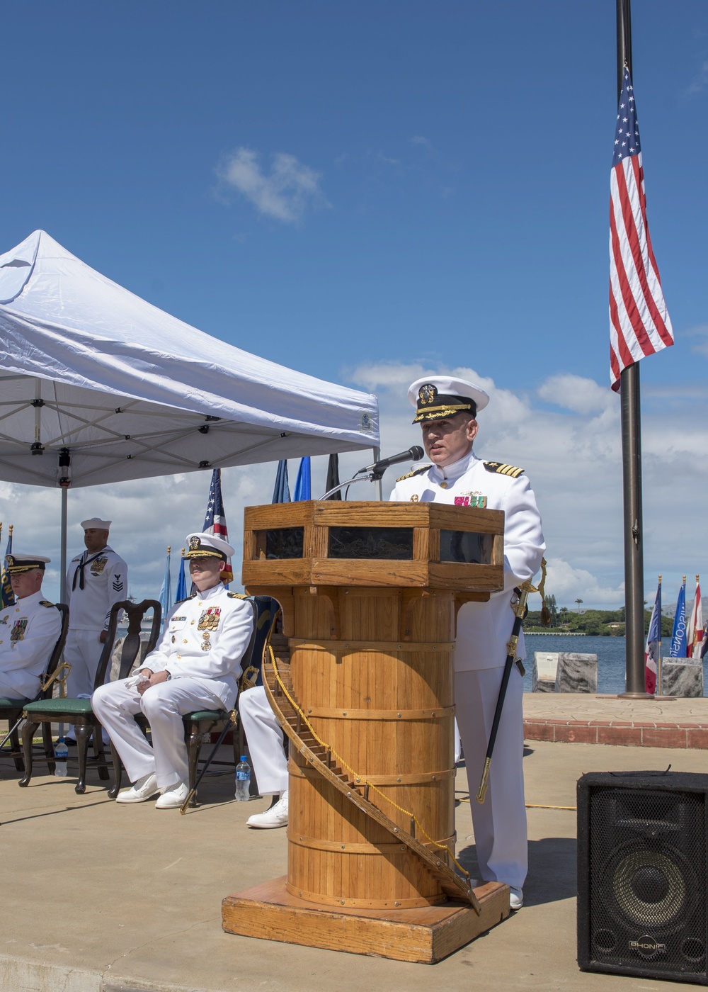 USS Chicago Changes Hands