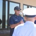 Coast Guard D11 Commander and Command Masterchief visits with the USCGC Narwhal