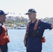 Coast Guard D11 Commander visits with units within D11