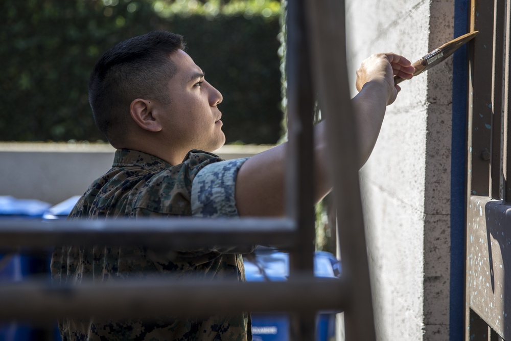 LA Fleet Week 2018: Marines Volunteer at Ronald McDonald House