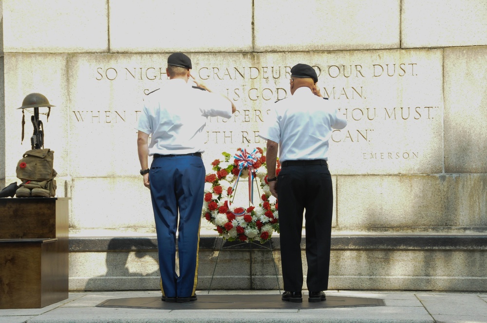 World War I Centennial Ceremony and Wreath Laying