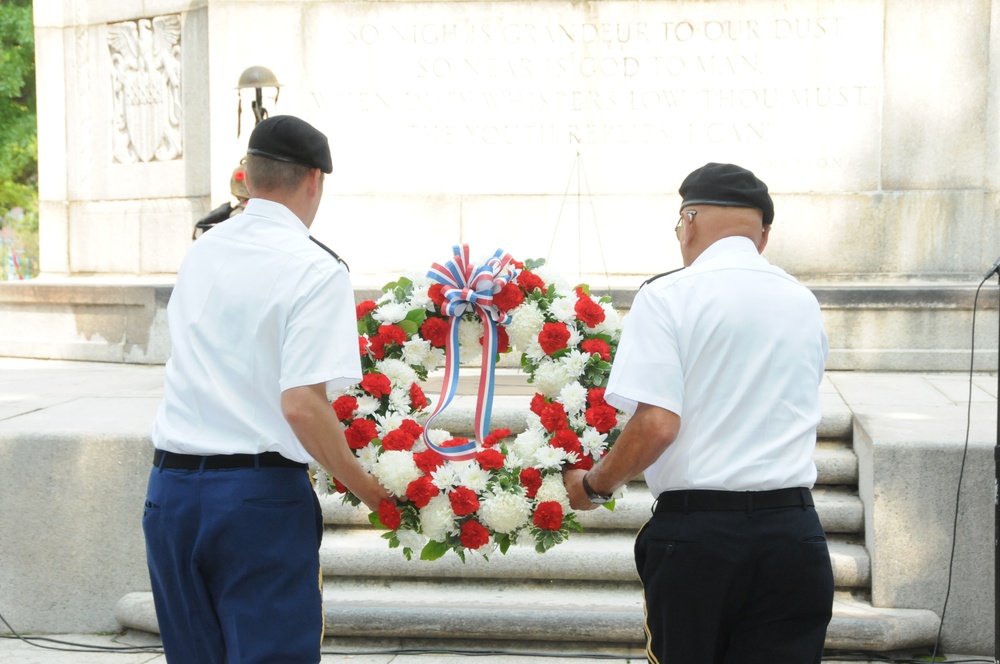 World War I Centennial Ceremony and Wreath Laying