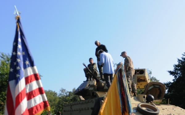 A Stallions’ Ironhorse Led Tanks in Mons Parade
