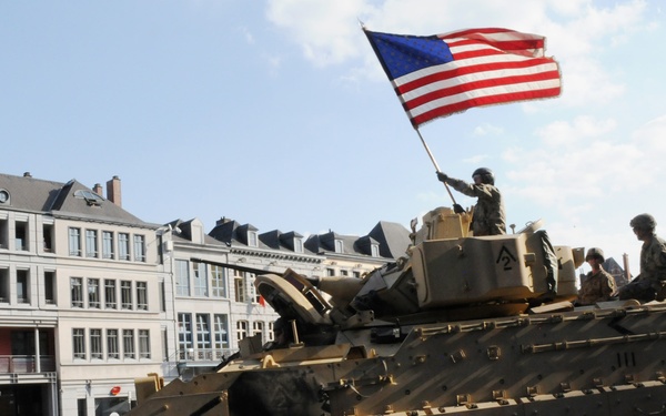 A Stallions’ Ironhorse Led Tanks in Mons Parade