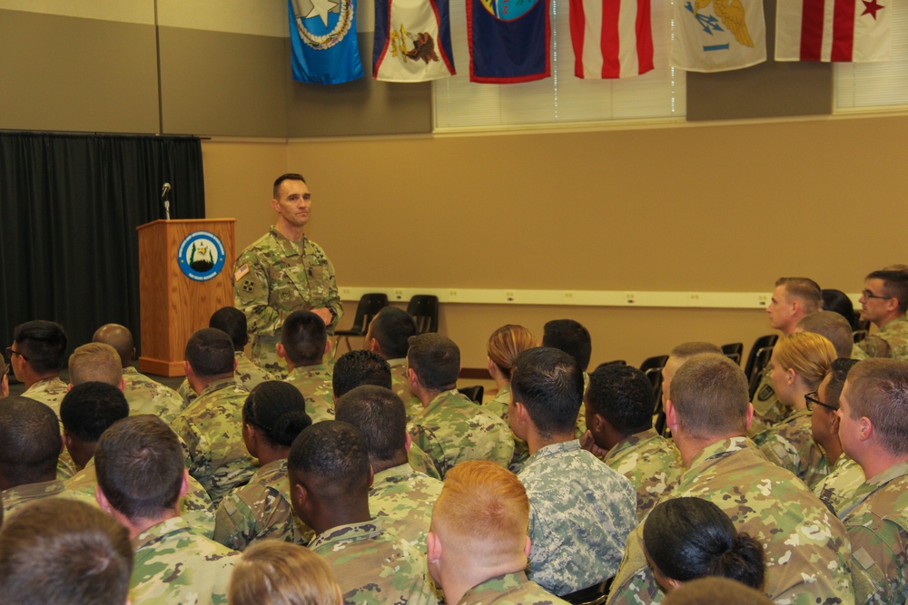 TRADOC CSM holds Town Hall