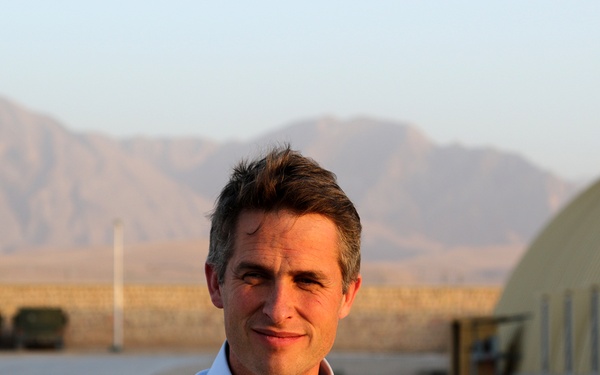British Secretary of State for Defence visits Afghanistan