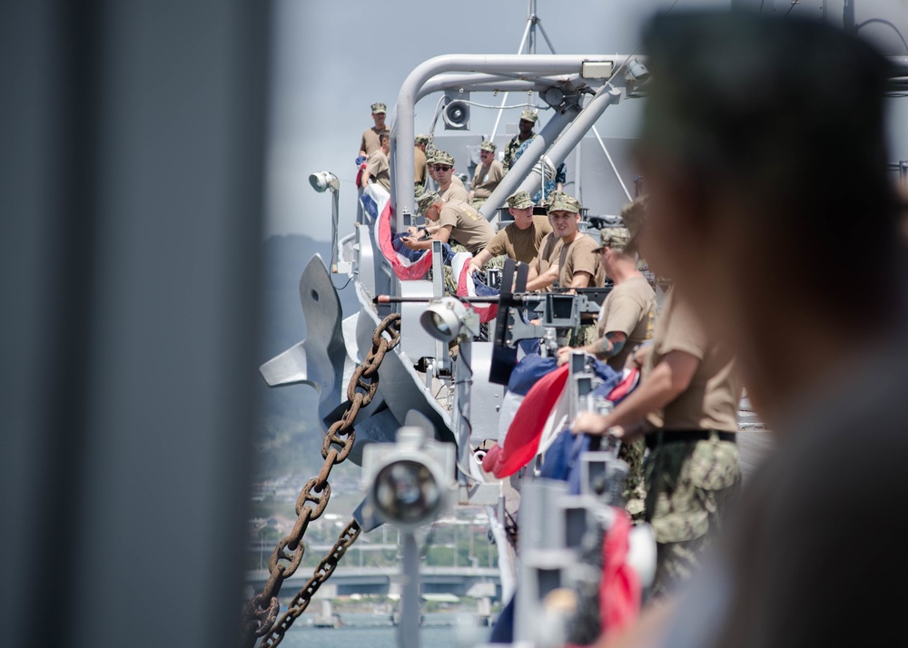 USS Missouri CPO Legacy Academy Lend Their Service Aboard the USS Battleship Missouri Memorial