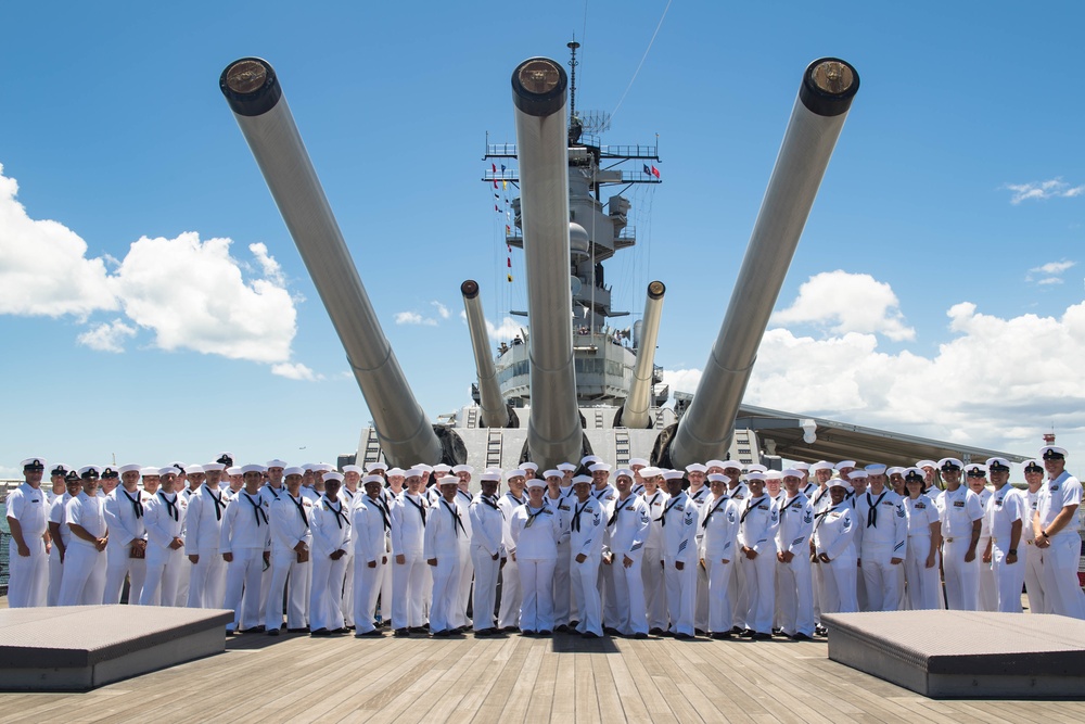 USS Missouri CPO Legacy Academy Graduation
