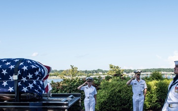 Midshipmen salute the late Sen. John McCain