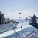 USS Kearsarge resupply at sea during ARGMEUEX