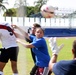 Coast Guard Cutter Tahoma crewmembers participate in a morale soccer match during UNITAS 2018