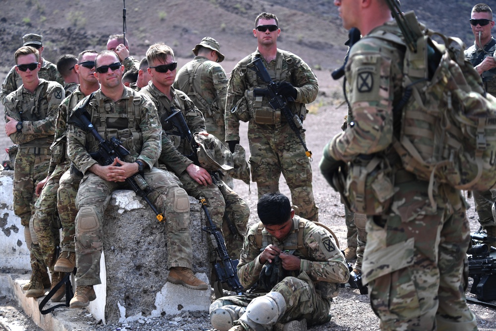 10th Mountain Division holds situational training exercise