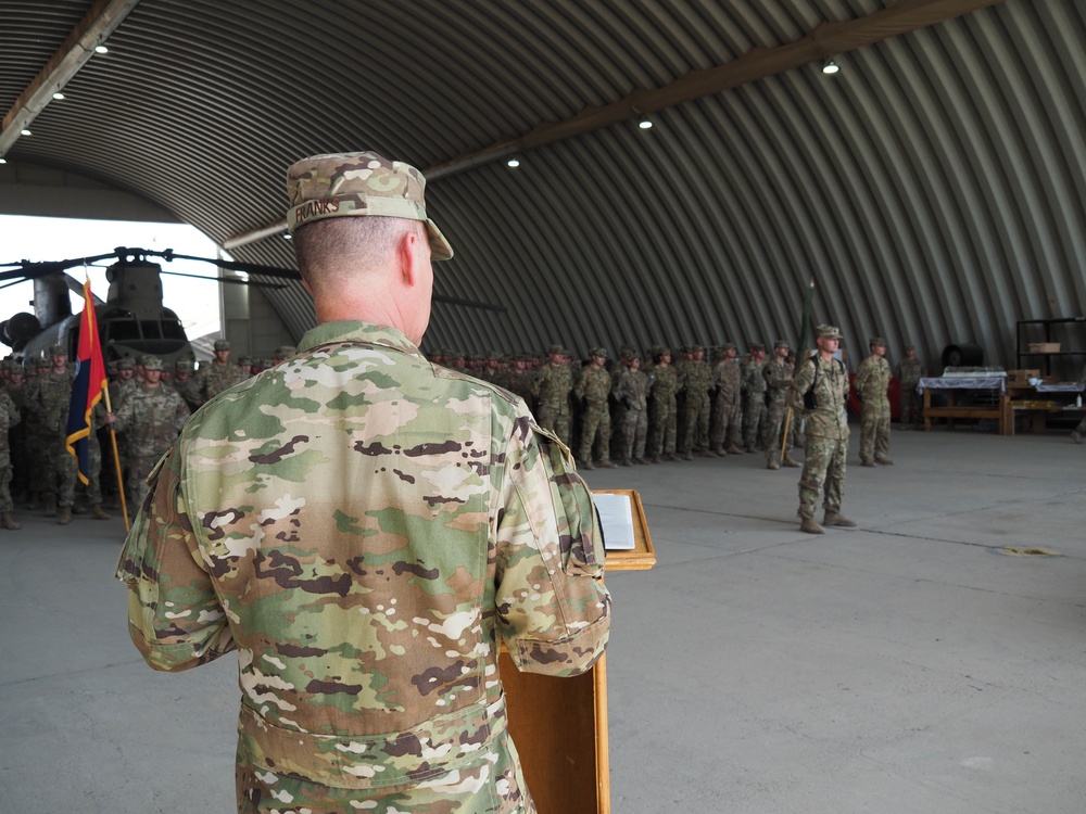35th CAB Assumes Responsibility In OIR And OSS Missions