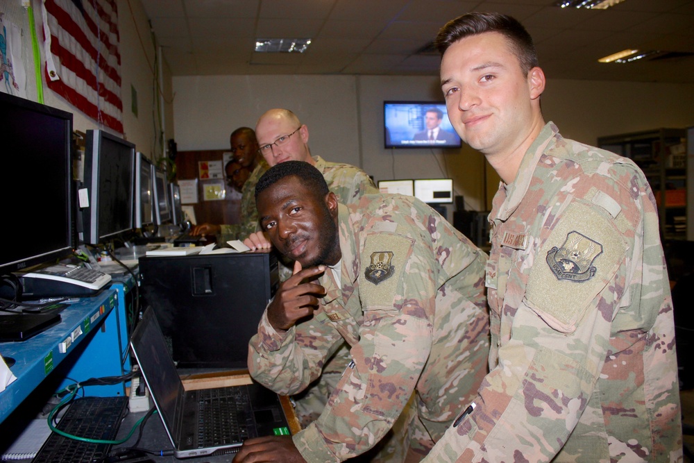 379th Expeditionary Communications Squadron links AOR warfighters