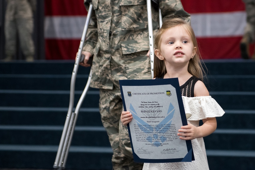 2nd Bomb Wing Promotion Ceremony