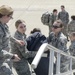 Airmen load bags onto KC-135 Stratotanker