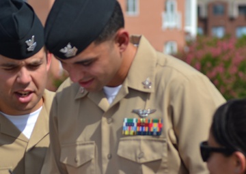 Naval Museum hosts a promotion ceremony for the USS Gerald R. Ford (CVN-78)