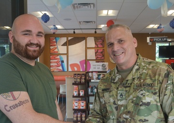 U.S. Army Reserve Soldier meets bone marrow recipient after 12 years