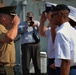 Naval Museum hosts a promotion ceremony aboard the USS Wisconsin (BB-64)