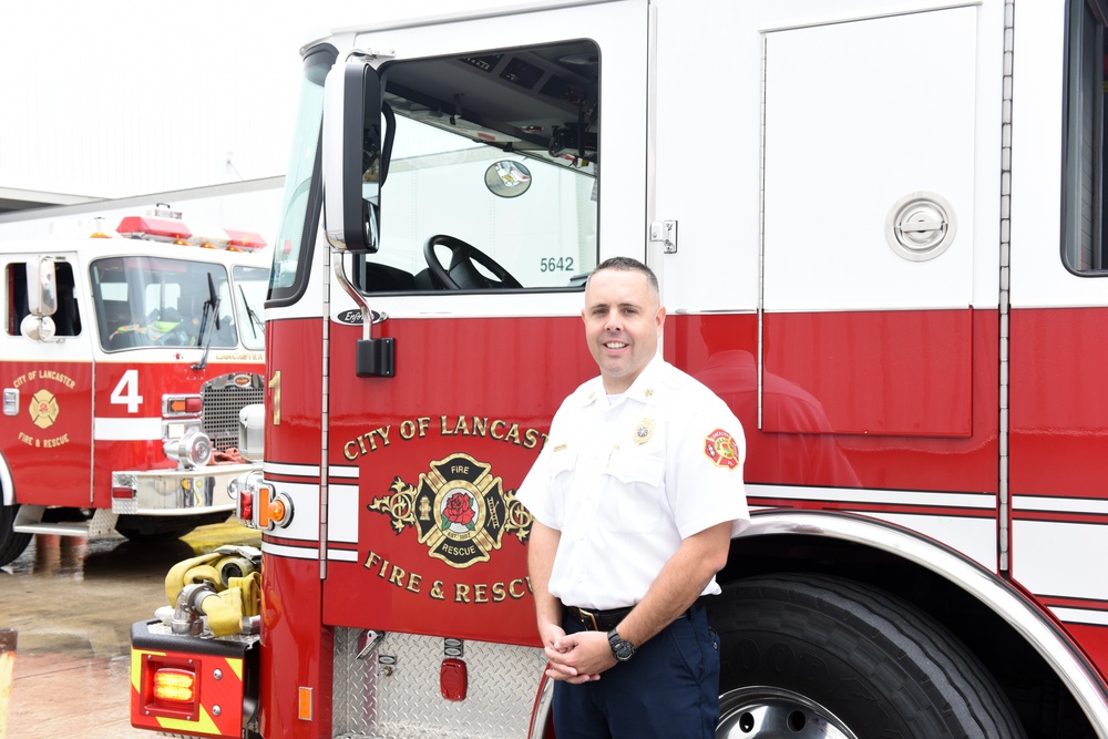 193rd Airman burns barriers, makes history in Lancaster's Bureau of Fire