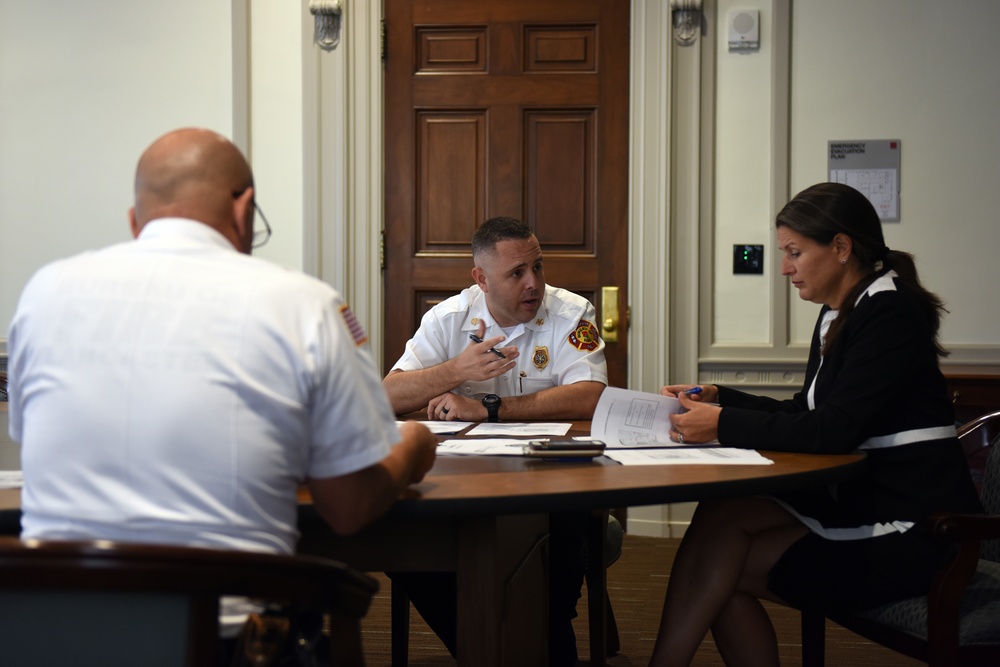 193rd Airman burns barriers, makes history in Lancaster's Bureau of Fire