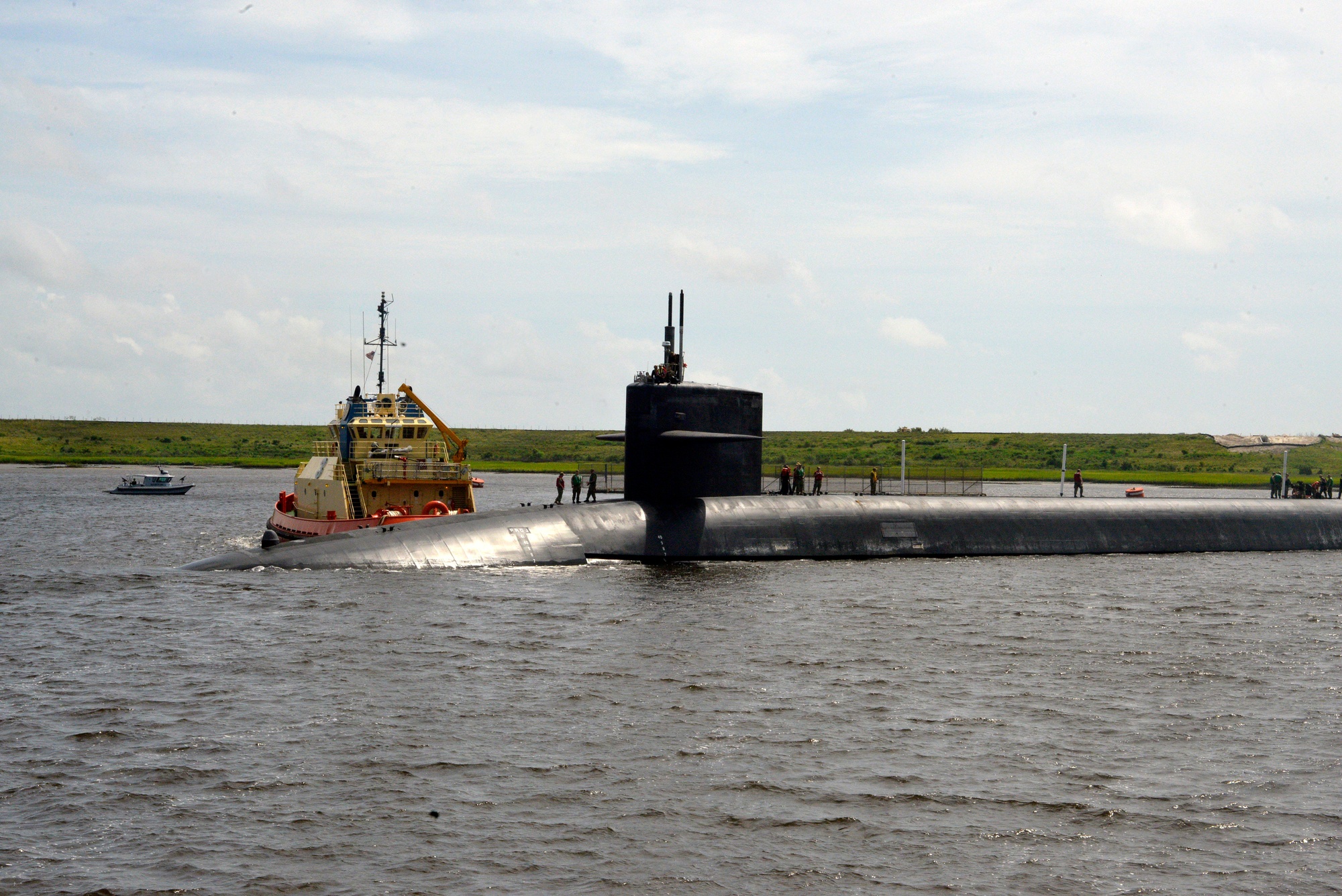 USN Navy -Boomer USS MARYLAND SSBN 738 US Naval submarine 