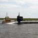 USS Maryland (SSBN 738) (Blue) Returns to Homeport